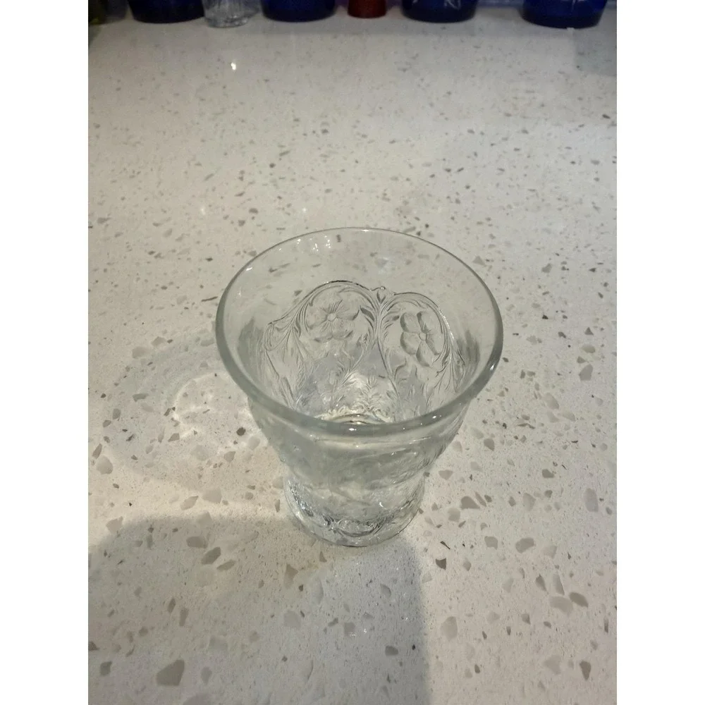 McKee Rock Crystal Clear 2.5oz  Whiskey Shot Glass EAPG Depression Glass